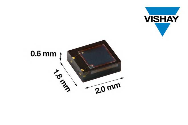 Vishay推出超小型高集成度的光电二极管