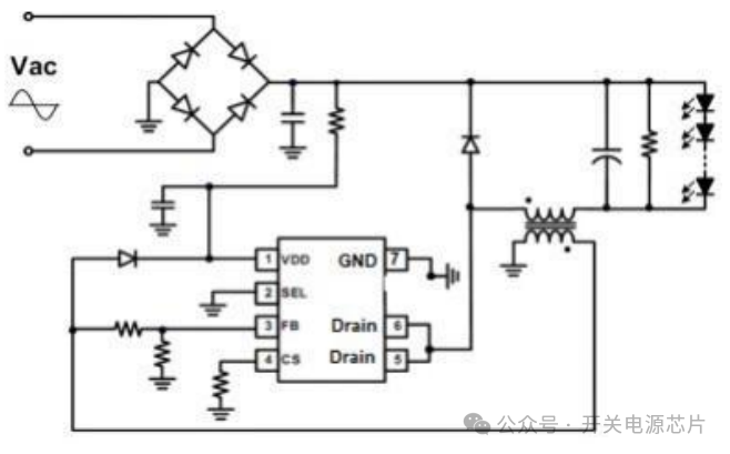 LED照明驱动电源icU6776D可实现高精度恒流控制