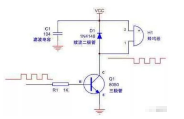 无源蜂鸣器怎么才会响蜂鸣器驱动电路原理图