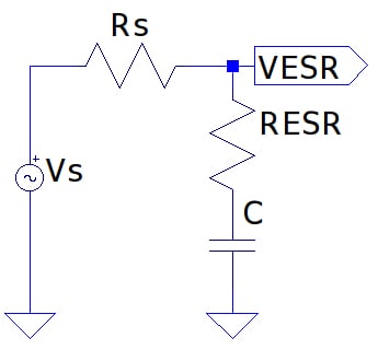 确定电容器的等效串联电阻(ESR)