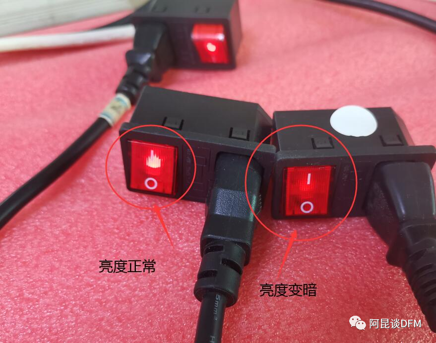 关于带灯电源开关里面用的发光二极管批示灯的问题解答(图4)