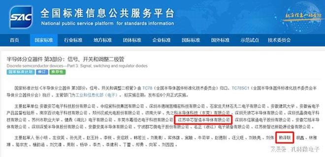 华芯智造成为国家标准起草单位推动半导体行业标准化(图1)