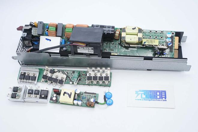 PFC+移相全桥架构设计超微720W服务器冗余电源拆解(图17)