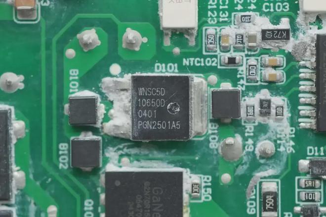 手机PD快充到笔电适配器多家知名品牌碳化硅二极管拆解案例解析(图19)