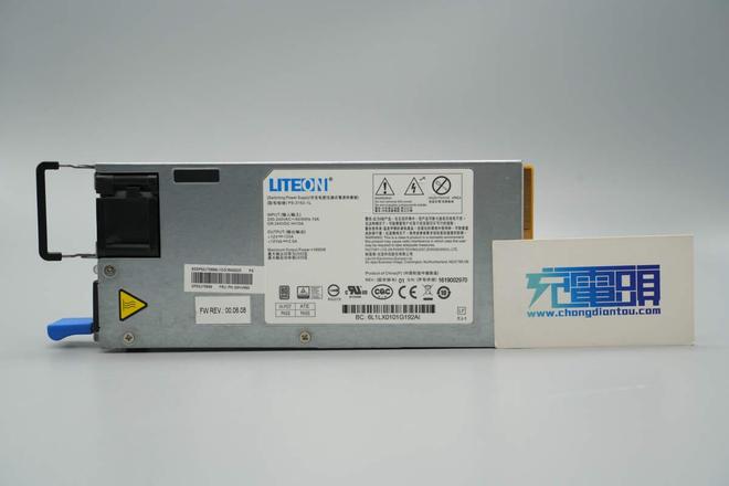 PFC+移相全桥架构设计光宝1600W白金牌碳化硅服务器电源拆解