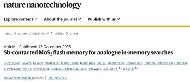 香港大学最新NatureNanotechnology！