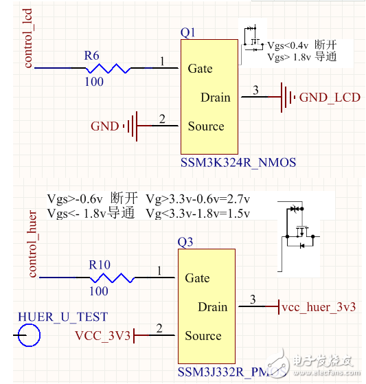 mos管开关电路图大全（八款mos管开关电路设计原理图详解）(图2)