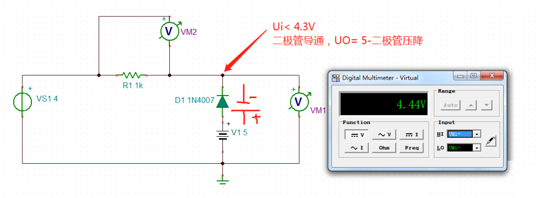 从实验电路看二极管限幅电路工作原理！二极管伏安特性解读！(图6)