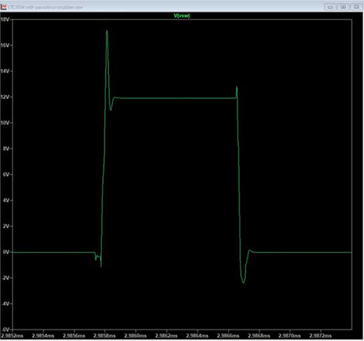 看不见的振铃：利用缓冲电路抑制降压转换器中的寄生效应(图18)