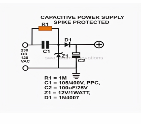 详解电容降压电路计算实例(图1)