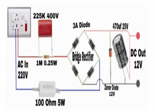 详解电容降压电路计算实例(图3)