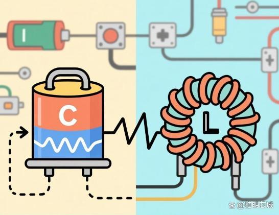 电容和电感器之间有什么区别吗？(图1)